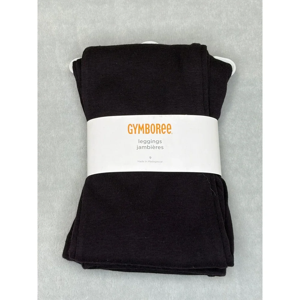 NEW Gymboree Girls Leggings Dark Purple Plum Size 9 Button Accent‎